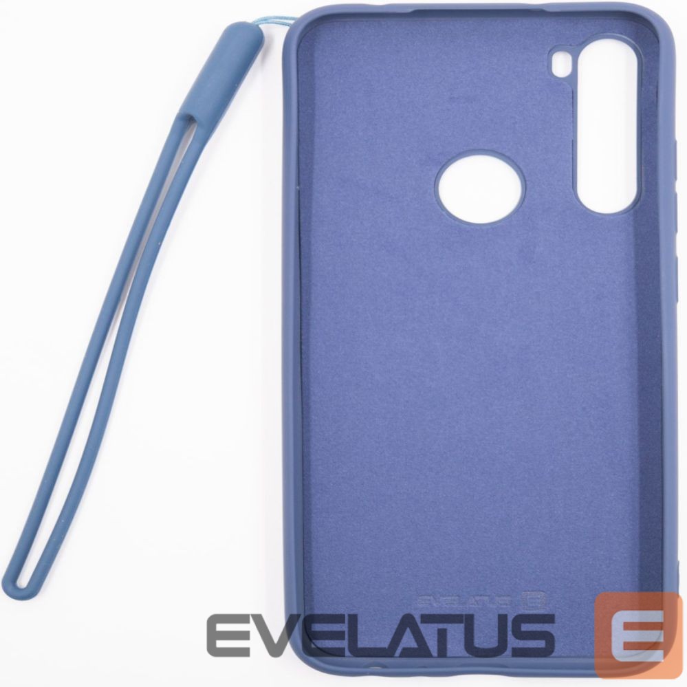 Back panel cover Evelatus Xiaomi Redmi Note 8 / Redmi Note 8 2021 Nano Silicone Case Soft Touch TPU Dark Blue
