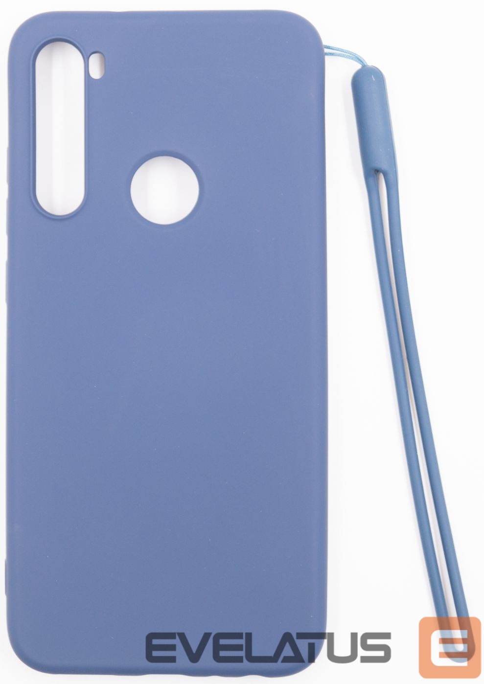 Back panel cover Evelatus Xiaomi Redmi Note 8 / Redmi Note 8 2021 Nano Silicone Case Soft Touch TPU Dark Blue
