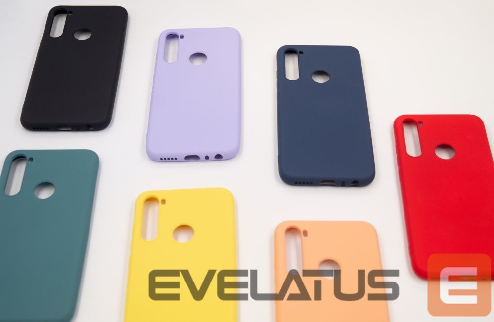 Back panel cover Evelatus Xiaomi Redmi Note 8 / Redmi Note 8 2021 Nano Silicone Case Soft Touch TPU Dark Blue