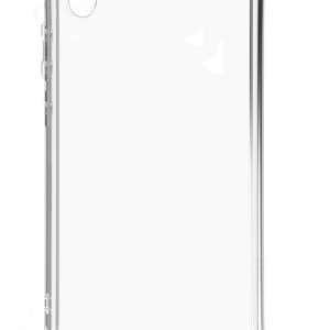 Back panel cover Evelatus Samsung Galaxy A10 Silicone Transparent with Necklace TPU Strap Gold