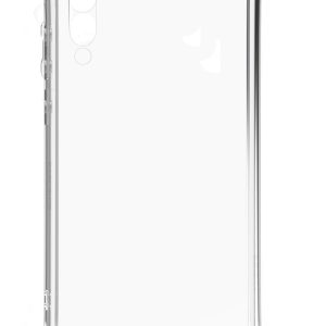 Back panel cover Evelatus Samsung Galaxy A50 Silicone Transparent with Necklace TPU Strap Gold