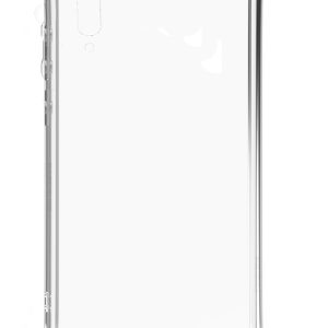 Back panel cover Evelatus Samsung Galaxy A70 Silicone Transparent with Necklace TPU Strap Space Gray