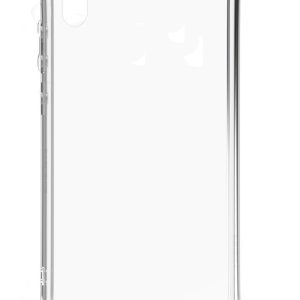 Back panel cover Evelatus Apple iPhone XS Max Silicone Transparent with Necklace TPU Strap Space Gray
