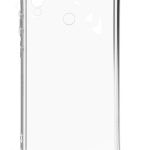 Back panel cover Evelatus Xiaomi Redmi 7 Silicone Transparent with Necklace TPU Strap Silver