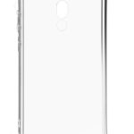 Back panel cover Evelatus Xiaomi Redmi 8 Silicone Transparent with Necklace TPU Strap Silver