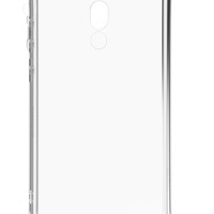 Back panel cover Evelatus Xiaomi Redmi 8 Silicone Transparent with Necklace TPU Strap Silver
