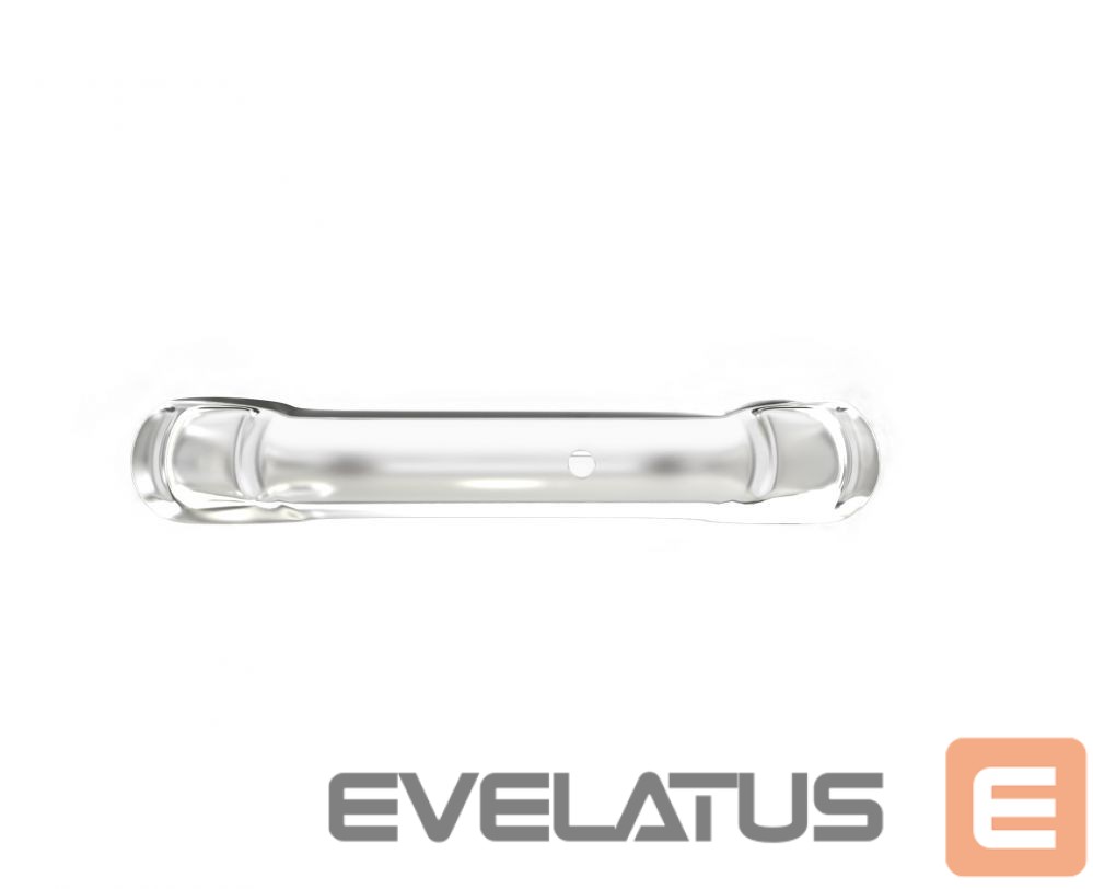 Back panel cover Evelatus Xiaomi Note 8 Pro Silicone Transparent with Necklace TPU Strap Silver