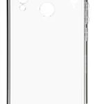 Back panel cover Evelatus Huawei P30 Lite Silicone Transparent with Necklace TPU Strap Space Gray