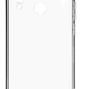 Back panel cover Evelatus Huawei P30 Lite Silicone Transparent with Necklace TPU Strap Silver
