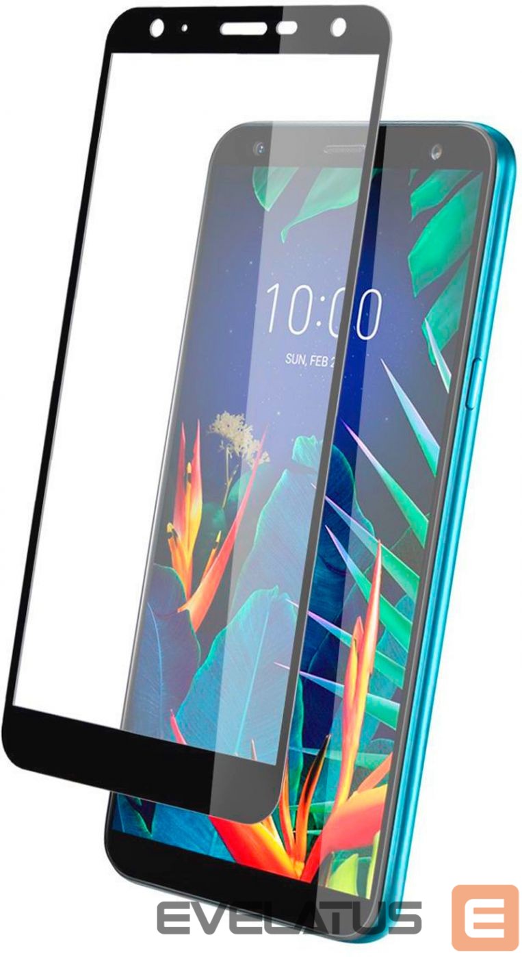 Protective glass Evelatus LG K40 2.5D Full Cover Japan Glue Glass Anti-Static
