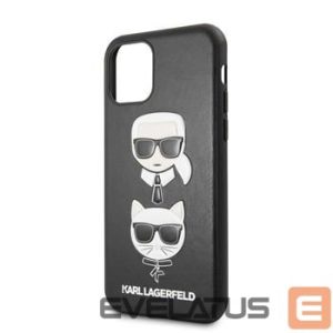 Back panel cover Karl Lagerfeld Apple iPhone 11 Pro Karl Lagerfeld and Choupette Cover Black