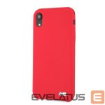 Back panel cover BMW Apple iPhone XR Hardcase Silicone Red