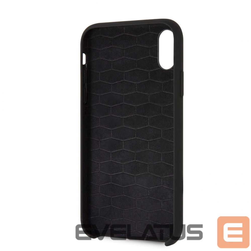 Back panel cover BMW Apple iPhone XR Hardcase Silicone Black