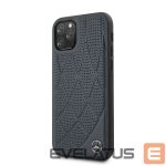 Back panel cover Mercedes-Benz Apple iPhone 11 Pro Quilted Genyine Leather Blue