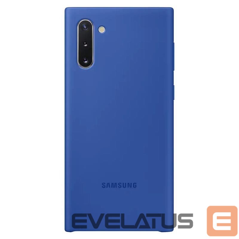 Back panel cover Samsung Note 10 Silicone cover EF-PN970TLEGWW Blue