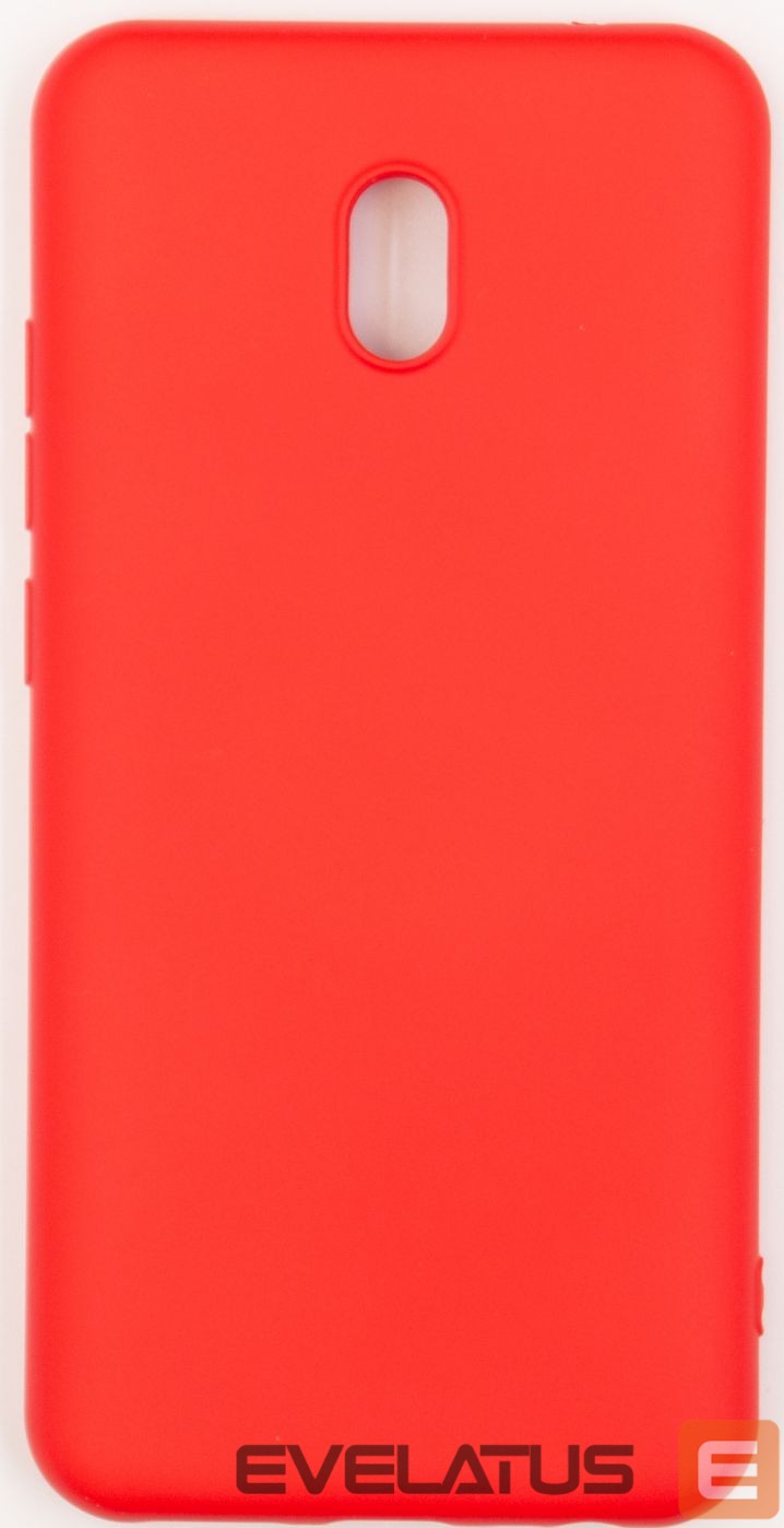 Back panel cover Evelatus Xiaomi Redmi 8a Nano Silicone Case Soft Touch TPU Red