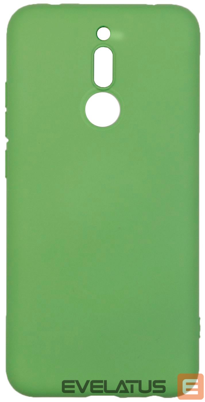 Back panel cover Evelatus Xiaomi Redmi 8 Nano Silicone Case Soft Touch TPU Green