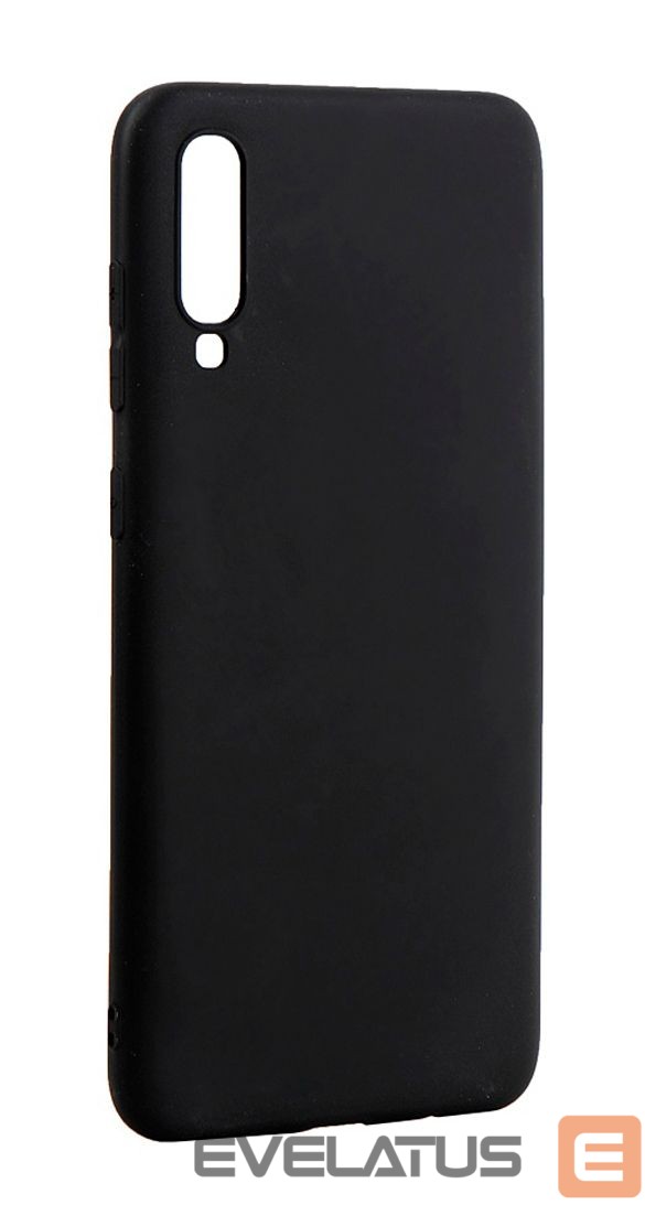 Back panel cover Evelatus Samsung Galaxy A70s Nano Silicone Case Soft Touch TPU Black