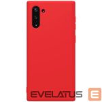 Back panel cover Evelatus Samsung Note 10 Nano Silicone Case Soft Touch TPU Red