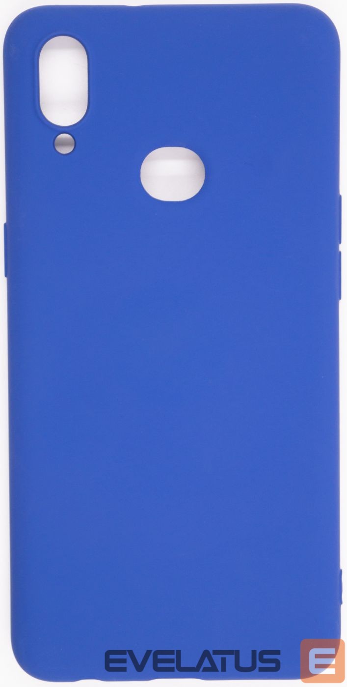 Back panel cover Evelatus Samsung Galaxy A10S Nano Silicone Case Soft Touch TPU Blue