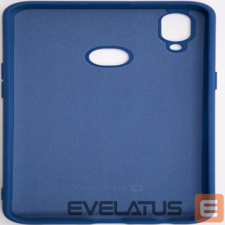 Back panel cover Evelatus Samsung Galaxy A10S Nano Silicone Case Soft Touch TPU Blue