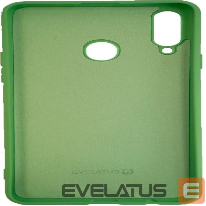 Back panel cover Evelatus Samsung Galaxy A20s Nano Silicone Case Soft Touch TPU Green
