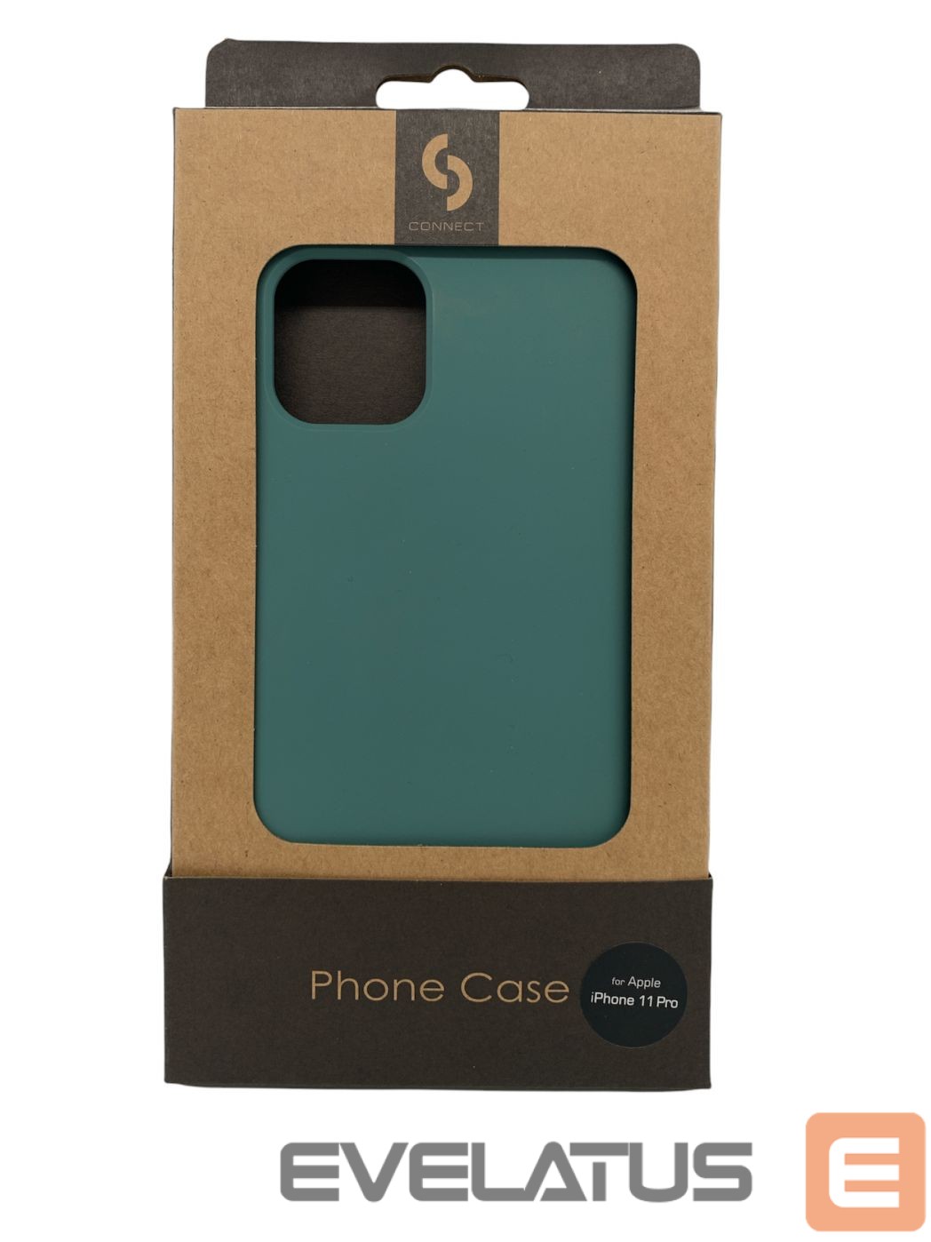 Back panel cover Connect Apple iPhone 11 Pro Soft case with bottom Midnight Green