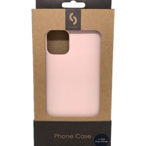 Back panel cover Connect Apple iPhone 11 Pro Max Soft Case with bottom Pink Sand