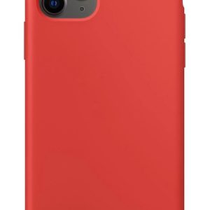 Back panel cover Connect Apple iPhone 11 Pro Max Soft Case with bottom Red