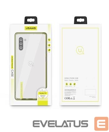 Back panel cover USAMS Samsung Galaxy Note 10 Plus Primary TPU Cover Transparent
