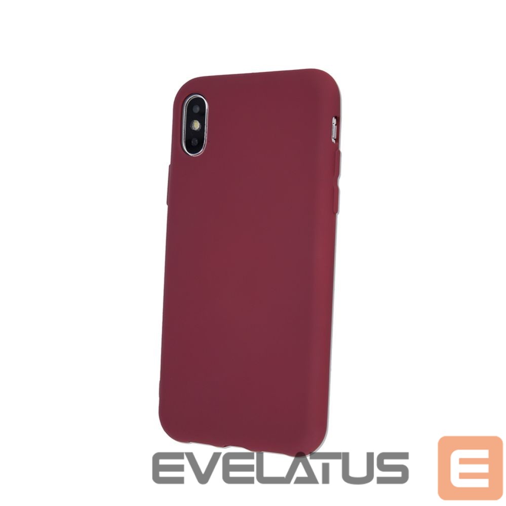 Back panel cover iLike Samsung Galaxy A10 Silicon Case Burgundy