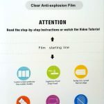 Protective film Evelatus Universal Hydrogel film for cutter Transparent