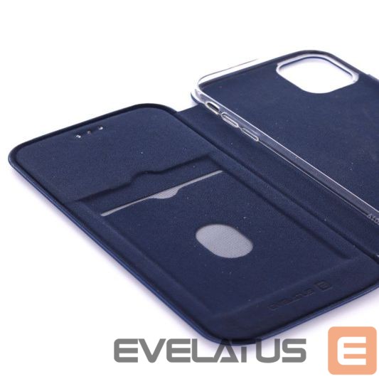 Book case Evelatus Apple iPhone 11 Pro Book Case Dark Blue