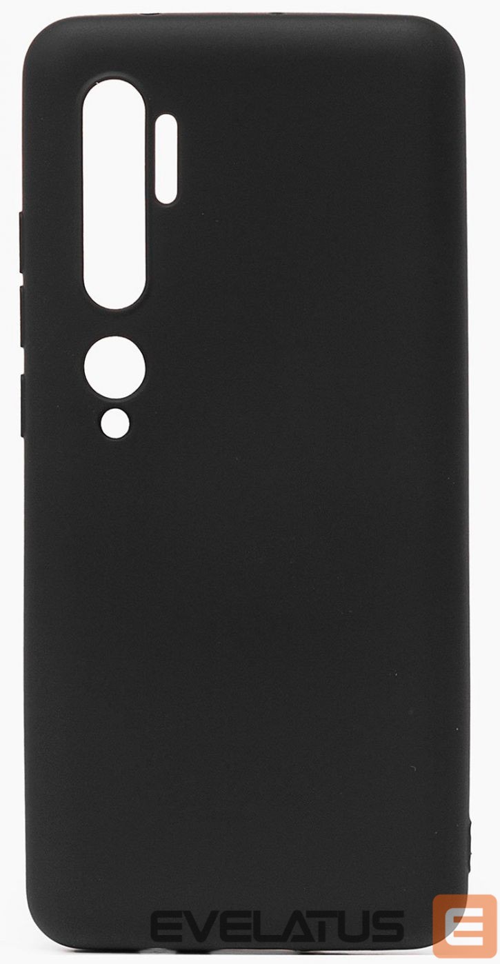 Back panel cover Evelatus Xiaomi Xiaomi Mi Note 10 / Mi Note 10 Pro Nano Silicone Case Soft Touch TPU Black