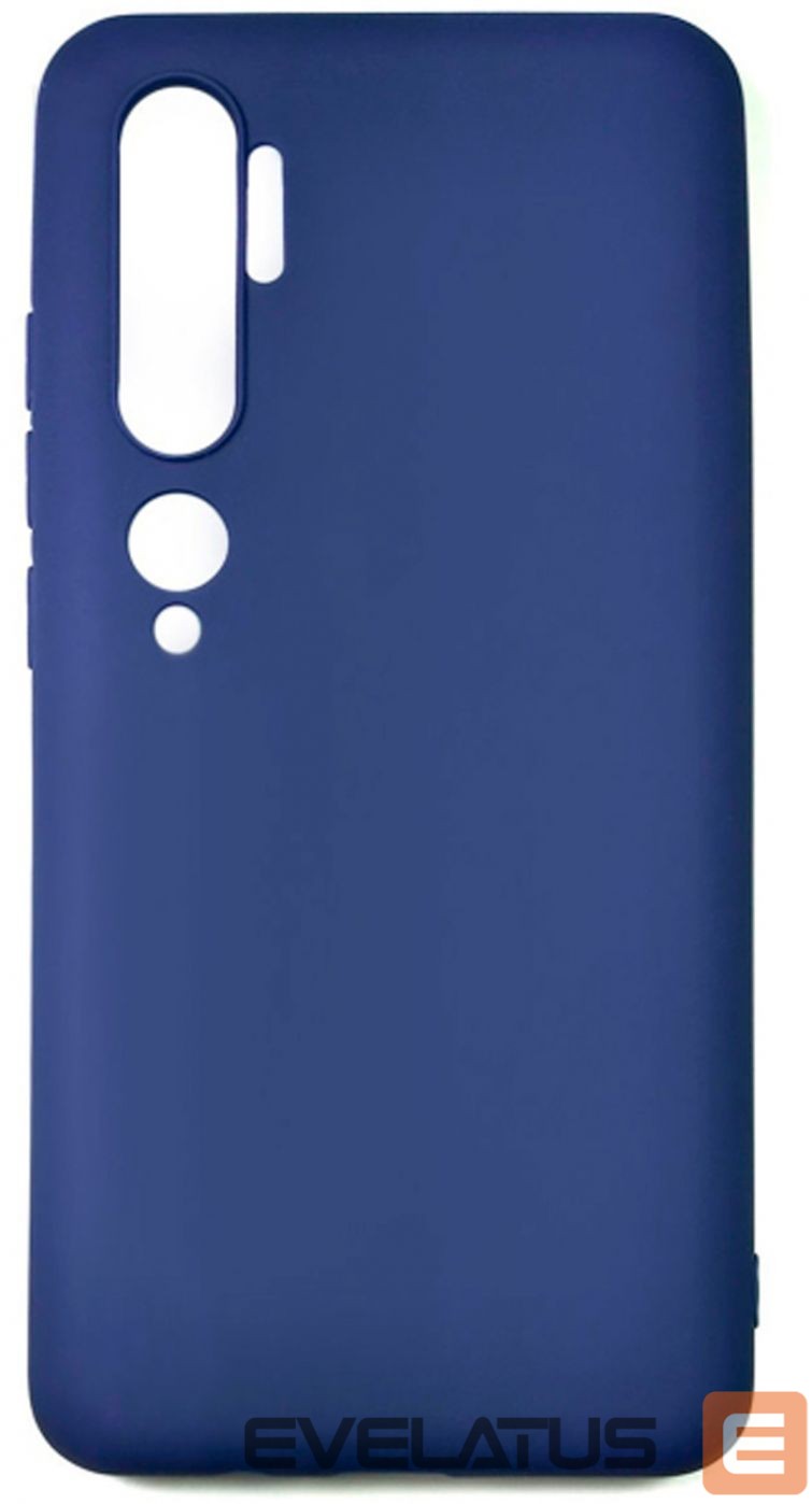 Back panel cover Evelatus Xiaomi Xiaomi Mi Note 10 / Mi Note 10 Pro Nano Silicone Case Soft Touch TPU Dark Blue