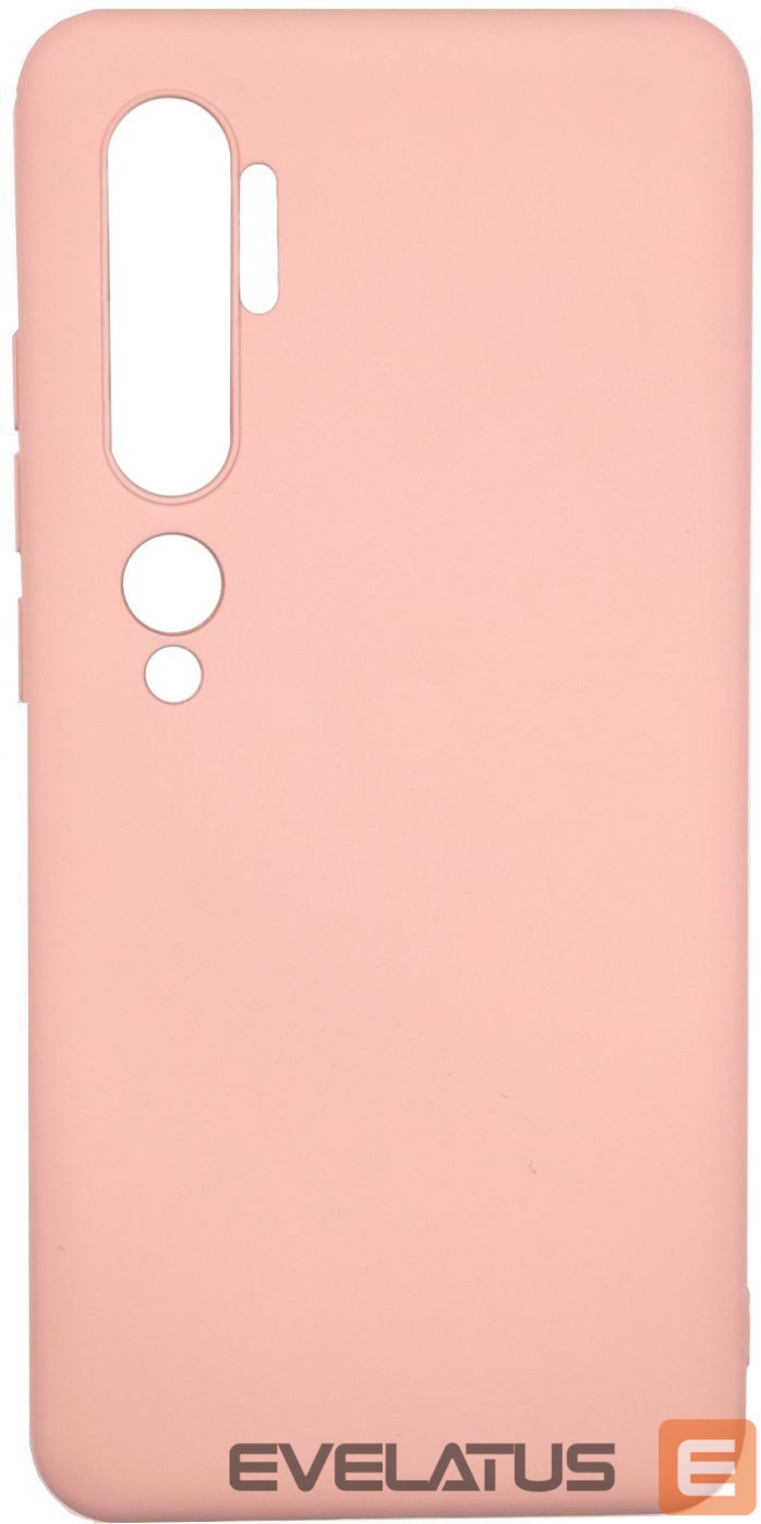 Back panel cover Evelatus Xiaomi Xiaomi Mi Note 10 / Mi Note 10 Pro Nano Silicone Case Soft Touch TPU Light Pink