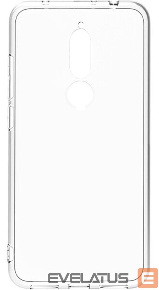 Back panel cover Evelatus Xiaomi Redmi 8 Clear Silicone Case 1.5mm TPU Transparent