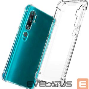 Back panel cover Evelatus Xiaomi Mi Note 10 Military Shockproof Silicone Case TPU Transparent