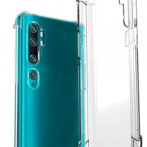 Back panel cover Evelatus Xiaomi Mi Note 10 / Mi Note 10 Pro Military Shockproof Silicone Case TPU Transparent