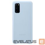 Back panel cover Samsung  Galaxy S20 Leather Cover case Blue