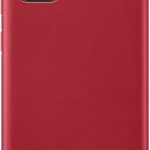 Back panel cover Samsung  Galaxy S20 Plus Leather Cover Red