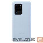 Back panel cover Samsung  Galaxy S20 Ultra Leather Cover case Sky Blue