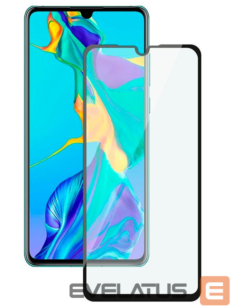 Protective glass Evelatus Huawei P30 2.5D Full Cover Japan Glue Glass Anti-Static