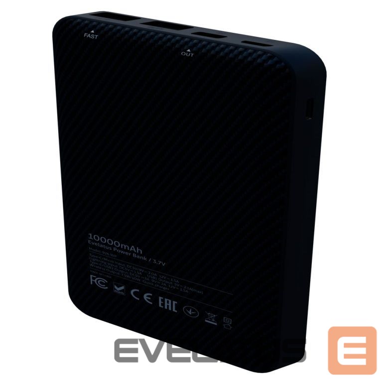 Power bank Evelatus Power Bank Wireless EPB05 10000 mAh Black