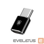 Adapter Baseus Universal Adapter MicroUSB to Type-C Black
