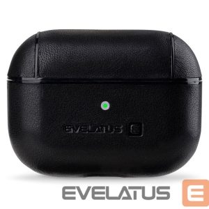 Headphone case Evelatus Apple AirPods Pro Leather Protective Case Black