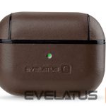 Headphone case Evelatus Apple AirPods Pro Leather Protective Case Brown