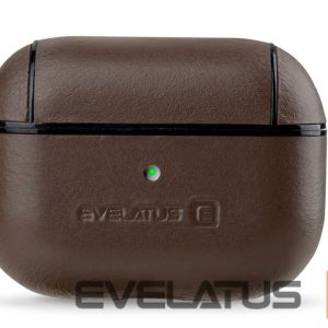 Headphone case Evelatus Apple AirPods Pro Leather Protective Case Brown