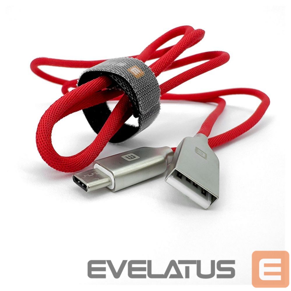 Cable Evelatus Data Cable for Type-C devices TPC06 1m Red