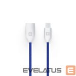 Cable Evelatus - MicroUSB cable EDC04 Blue